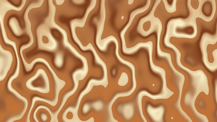 Abstract background with swirling brown and white shapes