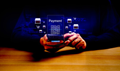 Digital payment screen on mobile with hidden scams, representing online transaction fraud risk and financial cyber threats.