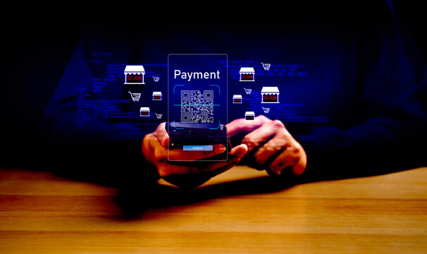 Digital payment screen on mobile with hidden scams, representing online transaction fraud risk and financial cyber threats. - Powered by Adobe