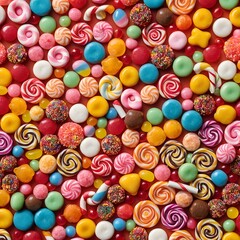 Fototapeta premium Colorful Candy Background