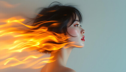 ファンタジーストーリー（情熱を燃やし続ける女性の瞬間）