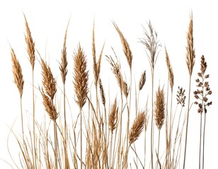 Obraz premium Dried Pampas Grass and Wildflowers Arrangement