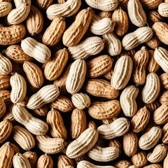 Obraz premium Close-up of Peanuts in Shells