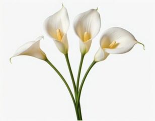 Obraz premium Elegant White Calla Lilies Bouquet