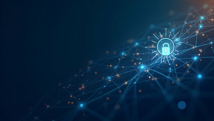Obraz premium Minimalist Wallpaper Design: Abstract Digital Network Icons & CBDC Interoperability with Central Bank Symbols in Expansive Space for Fintech Solutions