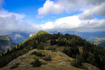 Fototapeta premium Scenic landscape of Sutjeska National Park, Bosnia and Herzegovina
