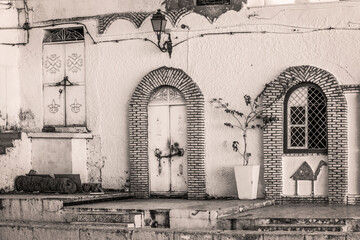 Entrée décorée d'une maison dans la Médina de Gafsa