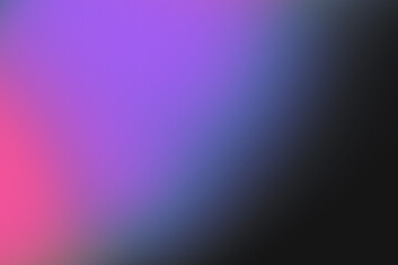 Pink-purple-blue on a black background – Cool yet intense shades smoothly transitioning into each other, creating a foggy glow effect on a deep black background.