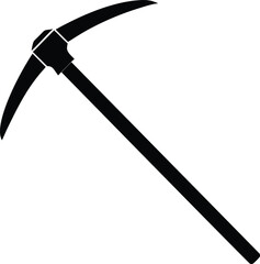  pickaxe vector art whrite background