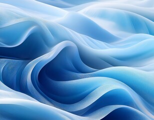 Obraz premium Abstract blue wavy background creating stunning visuals