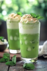 Delightful and invigorating drink reminiscent of a dessert, perfect as a cocktail or mocktail.