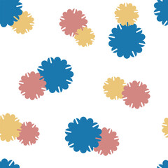 Abstract seamless pattern with geometric shapes. Hand-drawn geometric vector for background, texture, wallpaper, textiles, cards, stationery, phone cases, paper gifts, and wrapping.