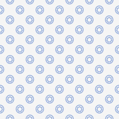Tile vector pattern with pastel polka dots arrange in line. Colorful circle shape texture for background, blog, web design, scrapbooks, party, invitations and cards.