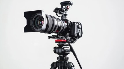 Reliable setup for broadcasting and video production using a camera.