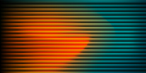 Texture featuring vibrant gradient shades with bright, smooth, fluted vertical lines. Bold and dynamic futuristic neon design seamlessly blending smooth tones and radiant colors, visual art project.