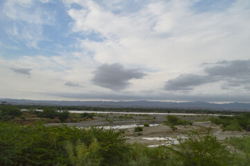 view of the river and the city
