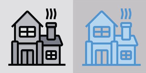 House and Home Architecture Illustration