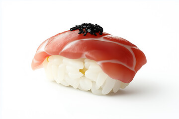 Delicious sushi with fresh fish and rice, a traditional Japanese seafood dish, gourmet and exquisite