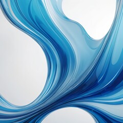 Obraz premium Abstract Blue Swirls
