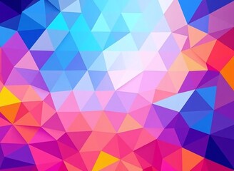 Vibrant Geometric Abstract Background