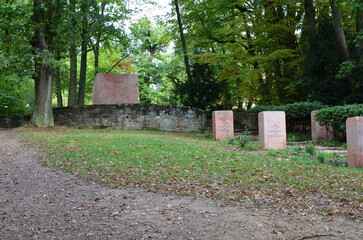 Wiesbaden, Germany 10.05.2019: War memorial to fallen German soldiers in the First World War, on Neroberg a hill to the north of Wiesbaden
