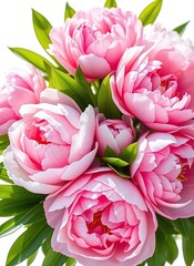 Fototapeta premium Beautiful Pink Peony Bouquet