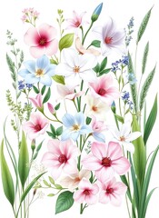 Obraz premium Beautiful Floral Arrangement with Delicate Flowers