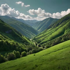 mountain landscape with mountains