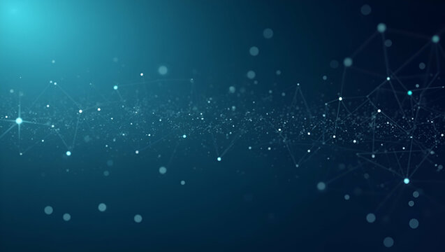 Explore our refined AI-driven banking wallpaper, featuring sleek digital motifs and ample space for branding on the left.