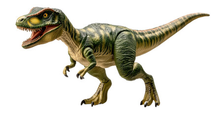 Fototapeta premium dinosaur toy Children's toys on a white background