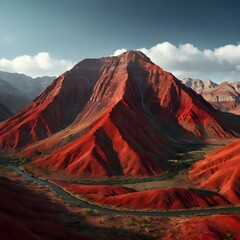 sunrise in the mountains