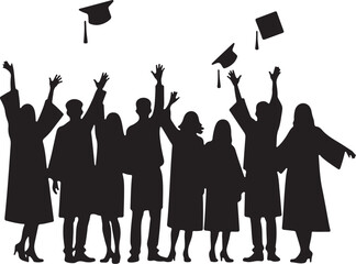 Graduation Celebration Silhouette Bundle &ndash; Unique & High-Selling Design