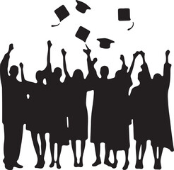 Graduation Celebration Silhouette Bundle &ndash; Unique & High-Selling Design