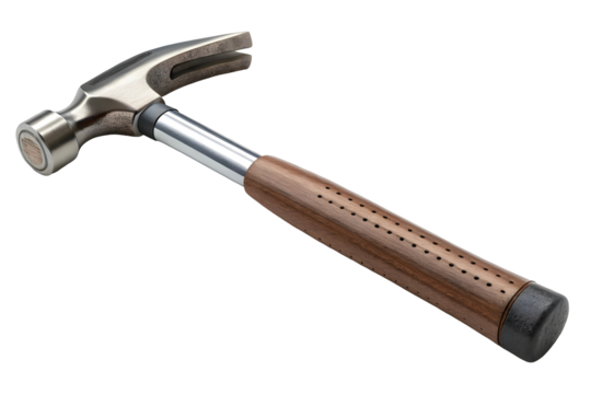 Heavy-duty durable construction handle curved claw hammer.