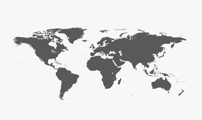 Naklejka premium world map vector