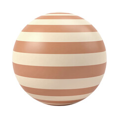 Naklejka premium A striped pastel Easter egg on a black background. Perfect for spring holiday designs.