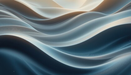 Obraz premium Flowing ocean waves seascape abstract art calming environment aerial view fluid motion for relaxation