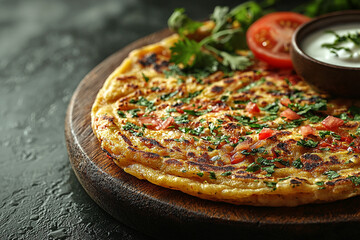 spinach and cheese pie. Generative AI