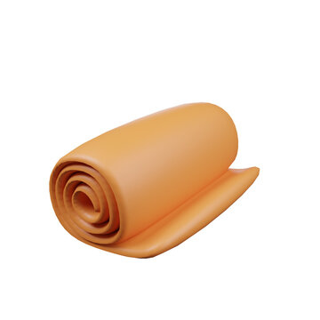 3D Beach Mat Icon