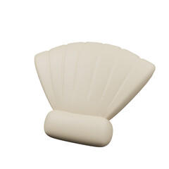 3D Sea Shell Icon – Coastal Beauty and Ocean Vibes"