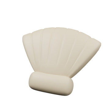 3D Sea Shell Icon &ndash; Coastal Beauty and Ocean Vibes"