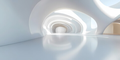 Obraz premium Abstract Modern Architecture Interior Design