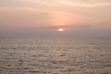 Obraz premium sunset over the sea