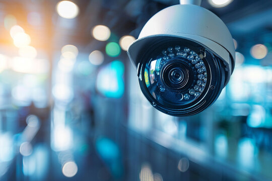 security camera on a wall, cctv	