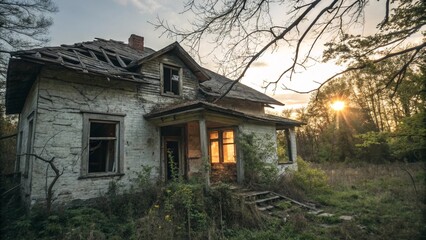 old house in the woods