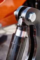 Hydraulic cylinder industrial machine © Sergey Ryzhov