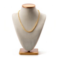 pearl necklace on white