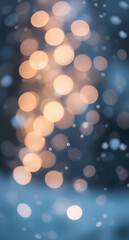 Obraz premium Dreamy Bokeh Lights: Soft, glowing orbs of light create a magical, blurred effect, evoking a sense of wonder and warmth.