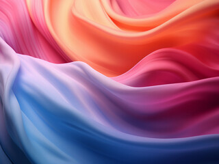 Gradual color transition builds harmony through smooth shade changes creating natural flow