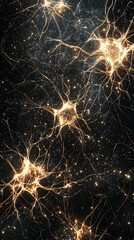 sparkler on black background